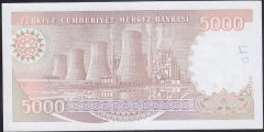 7.EMİSYON 4.TERTİP 5000 LİRA I61 018661 ÇÇT +