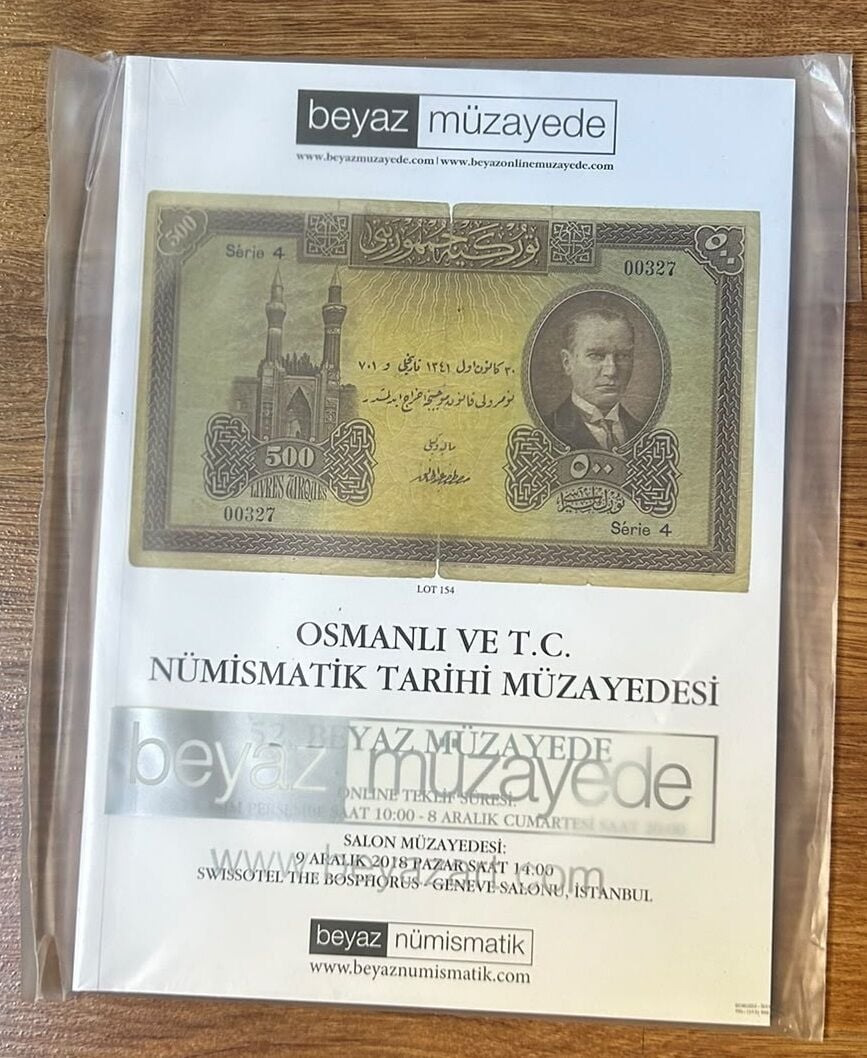 Beyaz Müzayede Kataloğu 9 Aralık 2018 Resimli ve Anlatımlı 140 Sayfa
