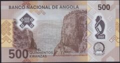 Angola 500 Kwanzas 2024 Çil Polimer 333