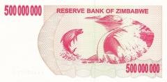 Zimbabwe 500000000 Dolar 2008 Çil AC - Pick 60