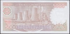 7.EMİSYON 4.TERTİP 5000 LİRA I60 617148 ÇÇT +