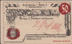 Almanya 50 Pfennig Notgeld 1921 Çil