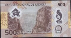 Angola 500 Kwanzas 2024 Çil Polimer