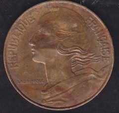 Fransa 20 Centimes 1988
