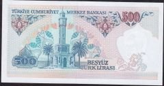 7.Emisyon 2.Tertip 500 Lira C83 860771 Çilaltı Çil