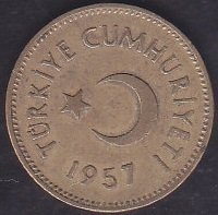 1957 Yılı 5 Kuruş