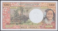 FRANSIZ PACİFİC TERRİTORİES 1000 FRANK  2003 ÇİL