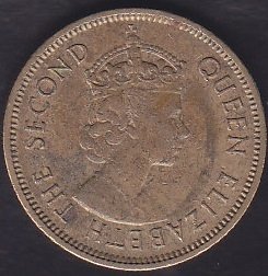 HONG KONG 10 CENT 1973