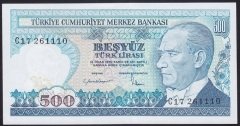 7.Emisyon 2.Terttip 500 Lira C17 261110 Çilaltı Çil