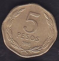 Şili 5 Pesos 1996