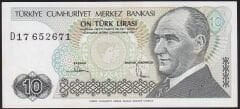 7.Emisyon 2.Tertip 10 Lira D17 652671 Çilaltı Çil
