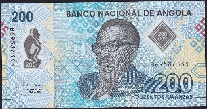 Angola 200 Kwanzas 2020 Çil Polimer 333