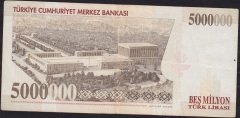 7.Emisyon 5 000 000 Lira I03 533326 Çok Temiz