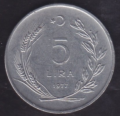 1977 YILI 5 LİRA