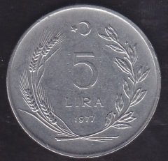 1977 YILI 5 LİRA