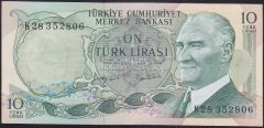 6.EMİSYON 2.TERTİP 10 LİRA K28 352806 ÇÇT ÇİLALTI GÖKÇE KOLEKSİYON