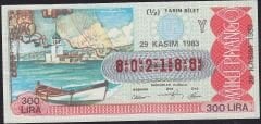 1983 29 Kasım Yarım Bilet - Y Serisi
