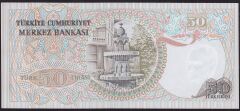 6.Emisyon 1.Tertip 50 Lira E59 187106 Çilaltı Çil