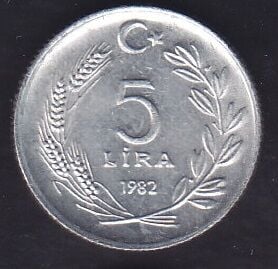 1982 Yılı 5 Lira