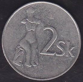 Slovakya 2 Korun 1993