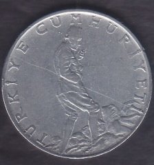 1967 YILI 2.5 LİRA ( DÜZ )