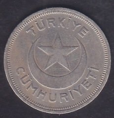 1938 Yılı 5 Kuruş