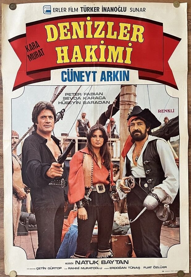 Cüneyt Arkın - Sevda Karaca - Denizler Hakimi - Film Afişi