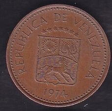 Venezuela 5 Centimos 1974