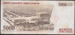 7.Emisyon 5 000 000 Lira J85 669113 Çok Temiz+