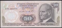 6.Emisyon 1.Tertip 50 Lira E56 309931 Çilaltı