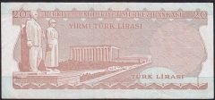 6.Emisyon 4.Tertip 20 Lira I74 028831 Çok Temiz+