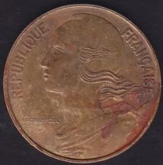 Fransa 20 Centimes 1994B