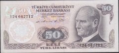 6.Emisyon 1.Tertip 50 Lira I24 642712 Ççt +