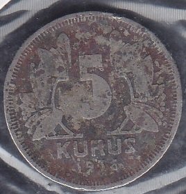 1936 Yılı 5 Kuruş