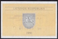 LİTVANYA 0.50 TALONAS 1991 ÇİL