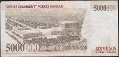 7.Emisyon 5 000 000 Lira J74 913160 Çok Temiz