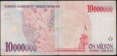7.Emisyon 10 000 000 Lira E41 351500 Temiz