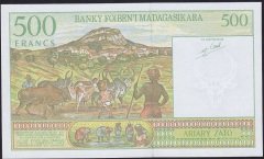 Madagaskar 500 Frank 1994 Çil Pick 75b
