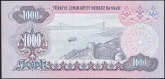 6.Emisyon 1.Tertip 1000 Lira A30 015077 Çilaltı Çil