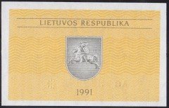 LİTVANYA 0.20 TALONAS 1991 ÇİL