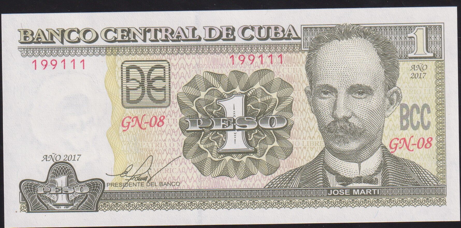 Küba 1 Peso 2017 Çil Pick 128h 199 111