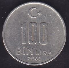 2001 Yılı 100.000 Lira