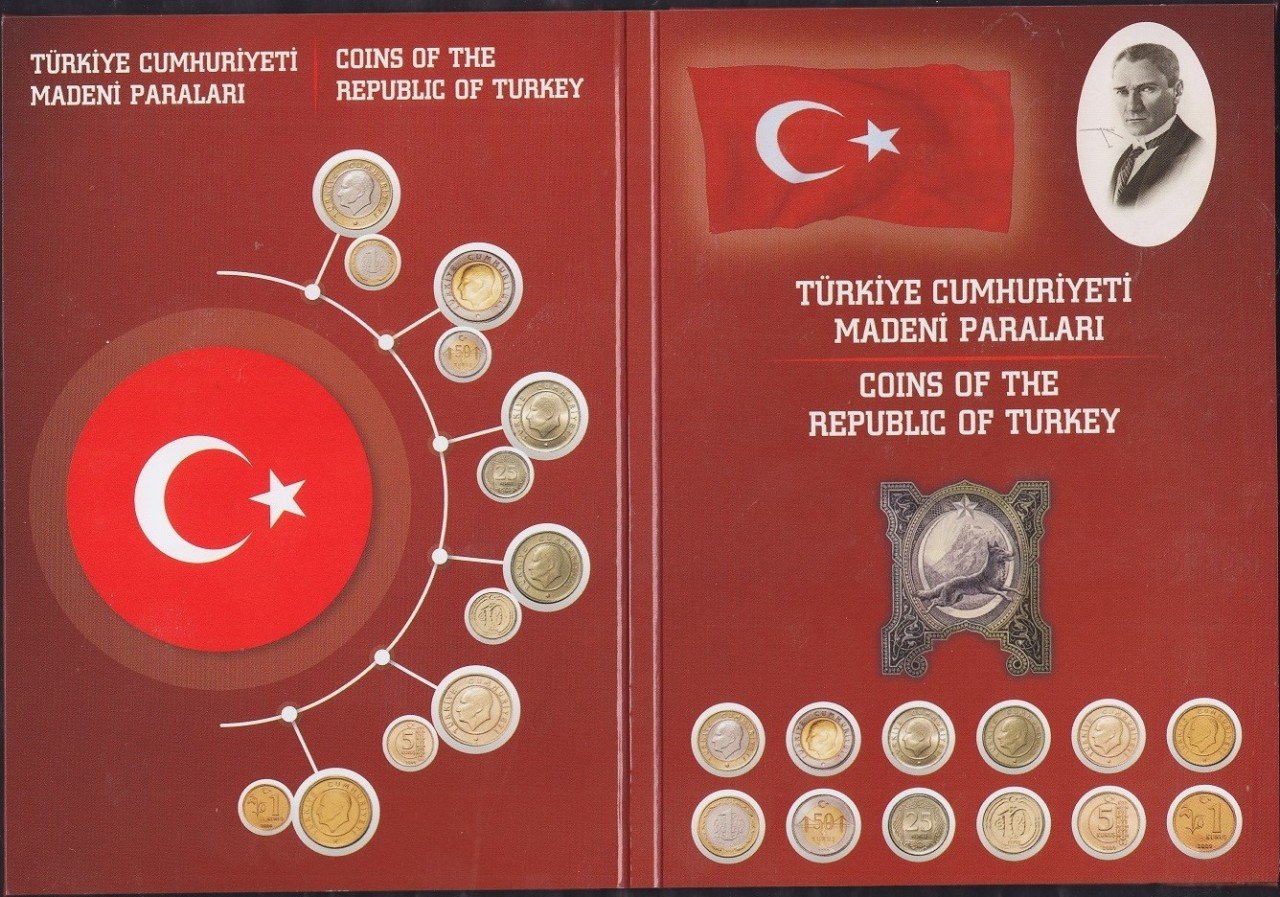 2020 Yılı Tedavül Madeni Para Seti Çil Özel Baskı Kitinde
