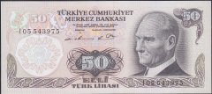 6.Emisyon 1.Tertip 50 Lira I05 543975 Çilaltı Çil