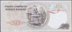 6.Emisyon 1.Tertip 50 Lira I05 543975 Çilaltı Çil