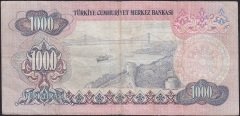 6.EMİSYON 1.TERTİP 1000 LİRA B59 078890 ÇOK TEMİZ +