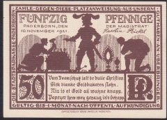 ALMANYA 50 PFENNİNG NOTGELD 1921 ÇİL