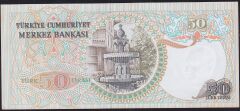 6.Emisyon 1.Tertip 50 Lira D75 407610 Çilaltı Çil