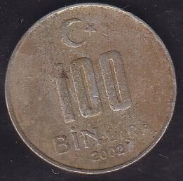 2002 Yılı 100.000 Lira