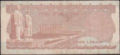 6.Emisyon 4.Tertip 20 Lira I71 063694 Çok Temiz